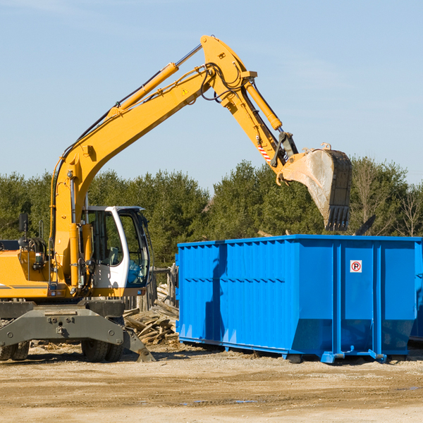 how does a residential dumpster rental service work in Newdale